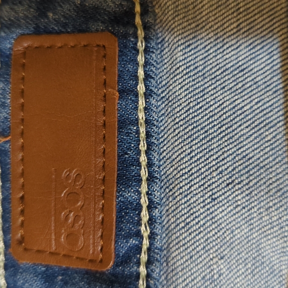 Medium Wash Ripped ASOS Jeans - Picture 3 of 4